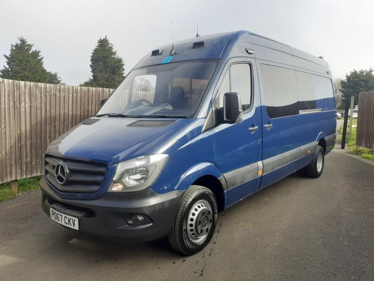 2017 Mercedes-Benz Sprinter 519 3.0 V6 LWB KOMBI VAN EX POLICE + VAT Crew Van DIESEL Manual