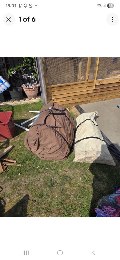 kampa polzeath 8 canvas tent