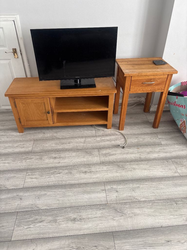 Tv unit and side table 