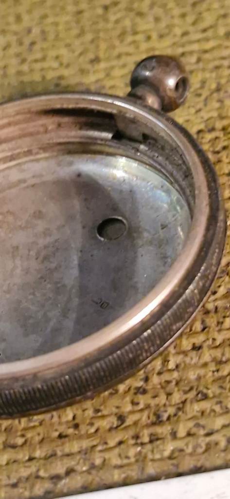 Colectible silver pocket watch case