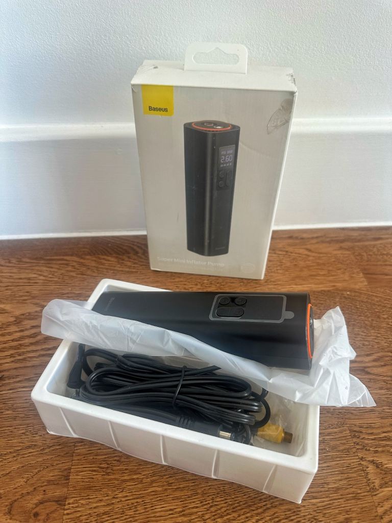 New Baseus Super Mini Inflator Pump, Model BS-CG003