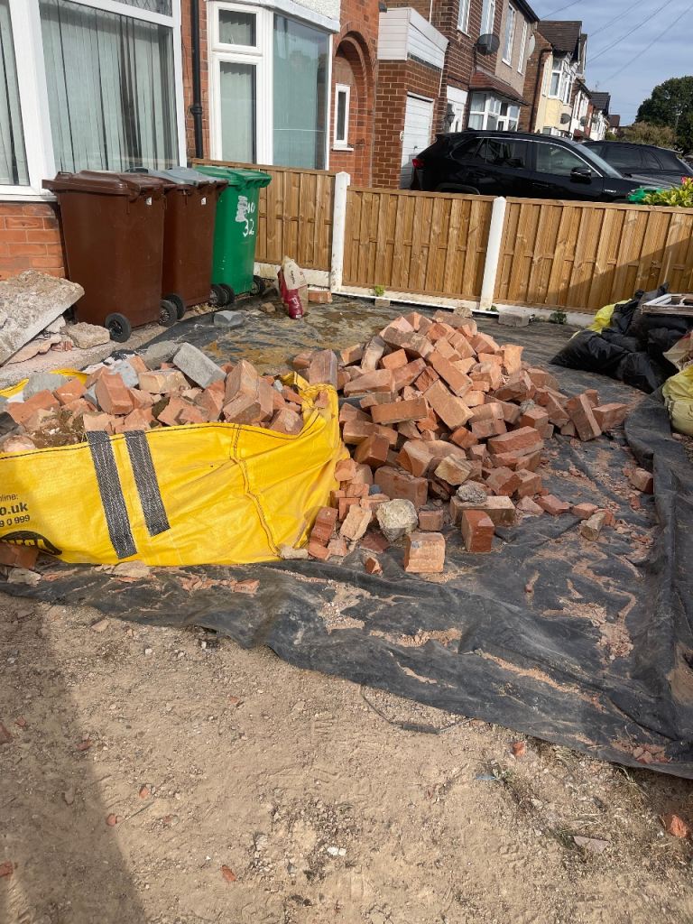 Reclaimed bricks 