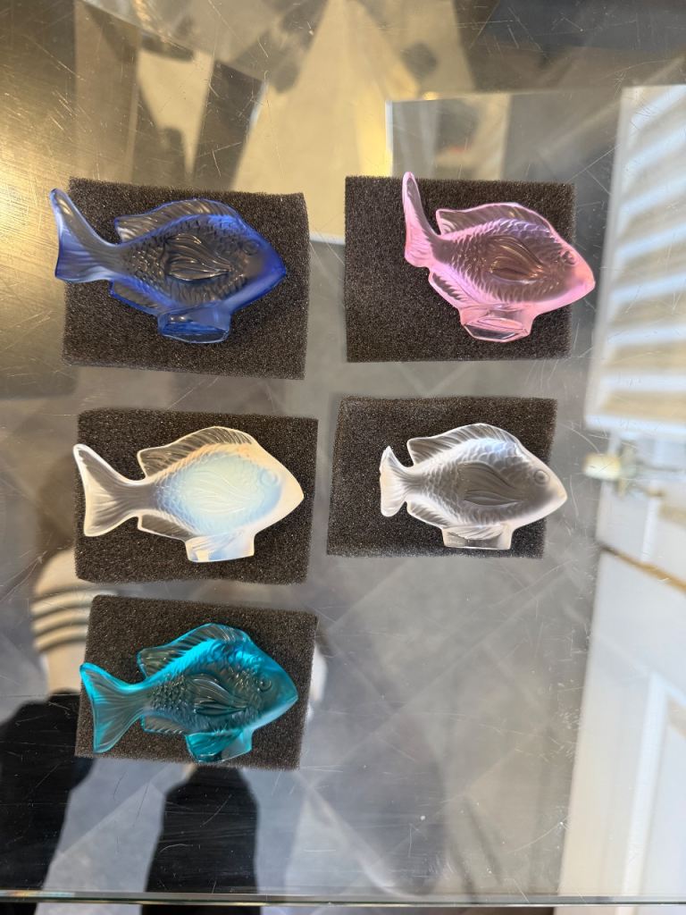 LALIQUE PARIS crystal fish 