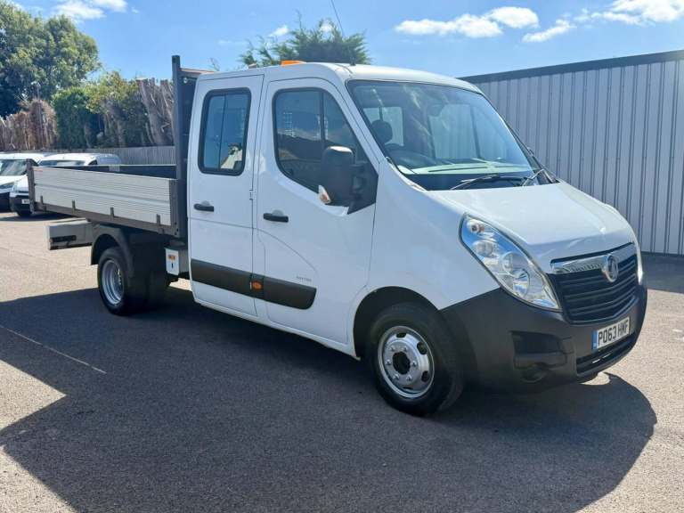 2013 Vauxhall Movano 2.3 CDTI H1 Chassis Crew Cab 125ps CHASSIS CAB DIESEL Manual