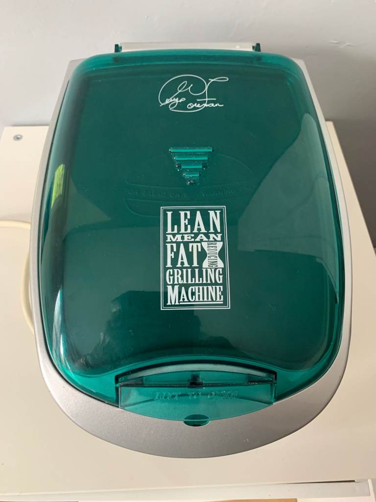 George Foreman Lean Mean Fat Reducing Grilling Machine Green 