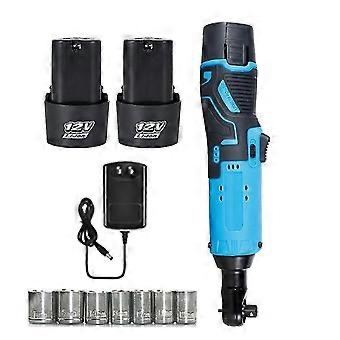 image for 12v Cordless Electric Ratchet Wrench Rechargeable Battery Torque Ratchet With Sockets Tool With 