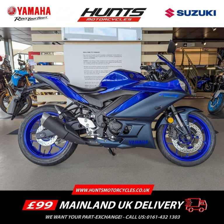 HUNTS SPECIAL! - 2026, '26 reg. Yamaha R3. 1 MILE ONLY. £5,495 (No Added Fees!)