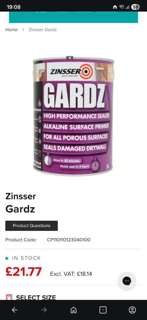 Zinsser Gardz 2.5l