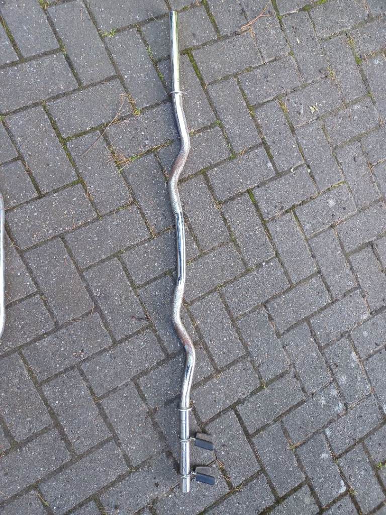 image for CHROME WEIGHT PLATES EZ BARBELL - 1 Inch Holes