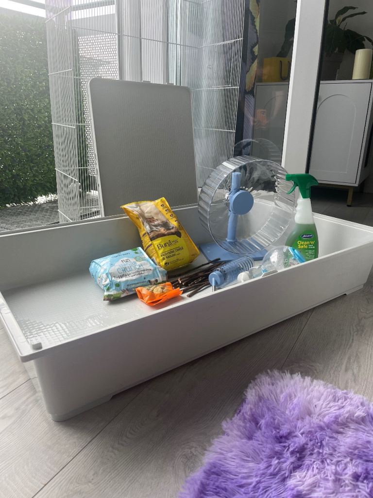 Large Hamster Cage with supplies