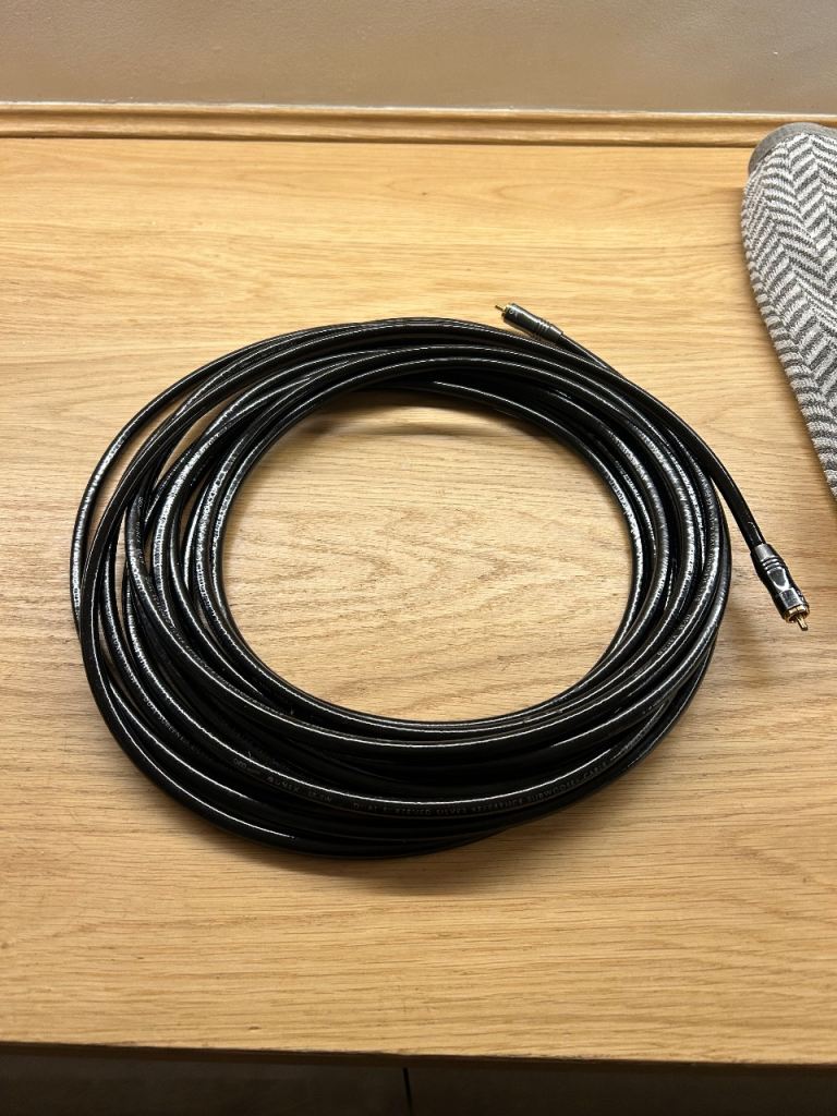 Qunex reference series 10m mono phono lead