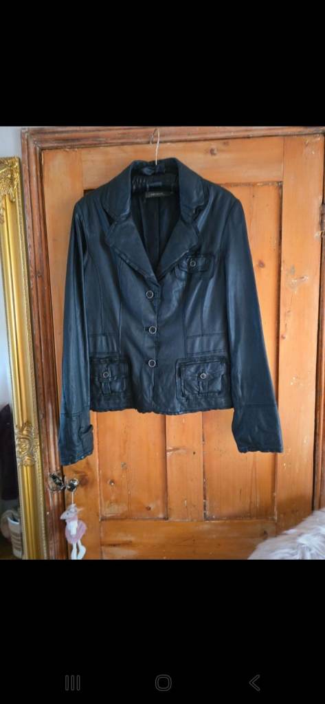 Sandwich Leather Jacket 12/14 M