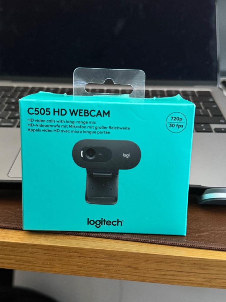 Logitech C505 HD Webcam – Brand New, Boxed