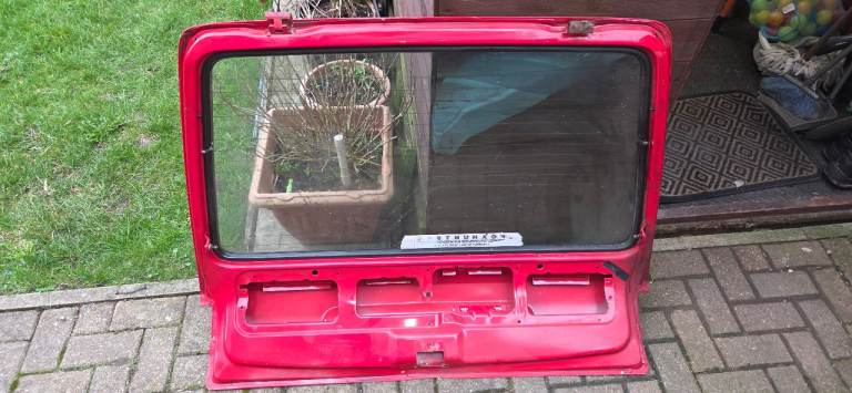 Ford Fiesta Mk2 Tailgate with Glass - See pictures for condition.