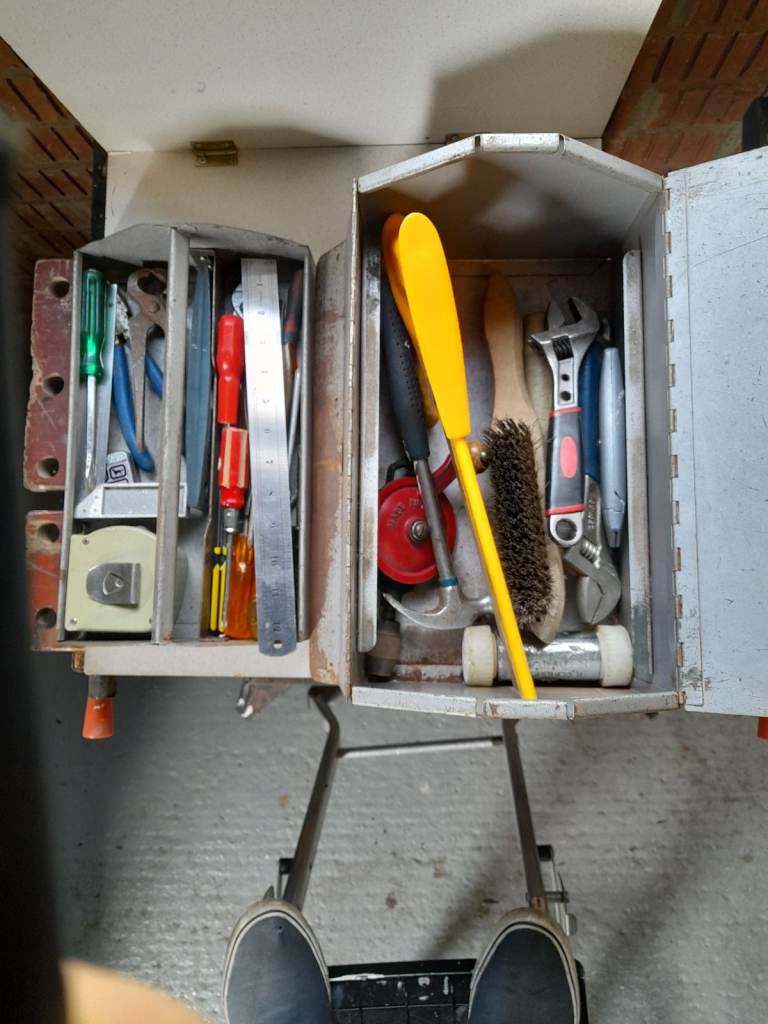 Tool box full of tools 