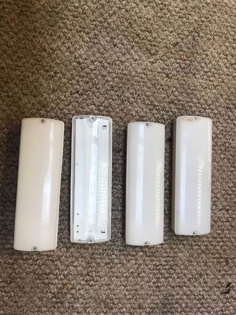 Emergency lights with battery backup