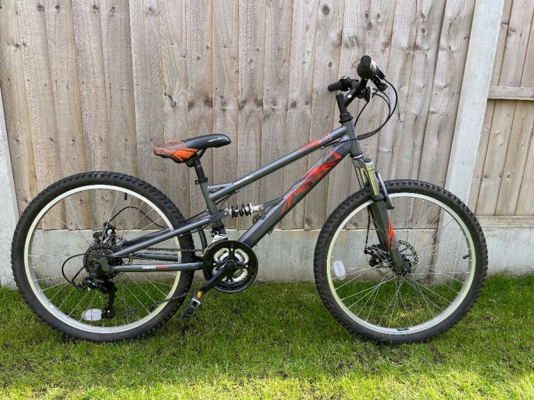 APOLLO Full Suspension junior Mountain Bike – Grey, Good Condition