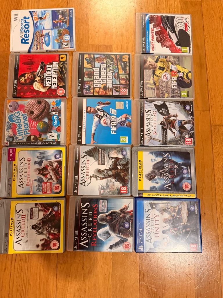 PS3/PS4/Wii Games 
