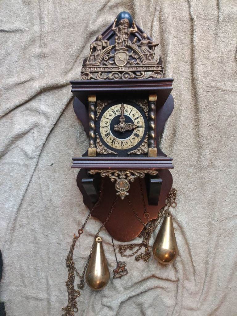 Antique Dutch wall clock 