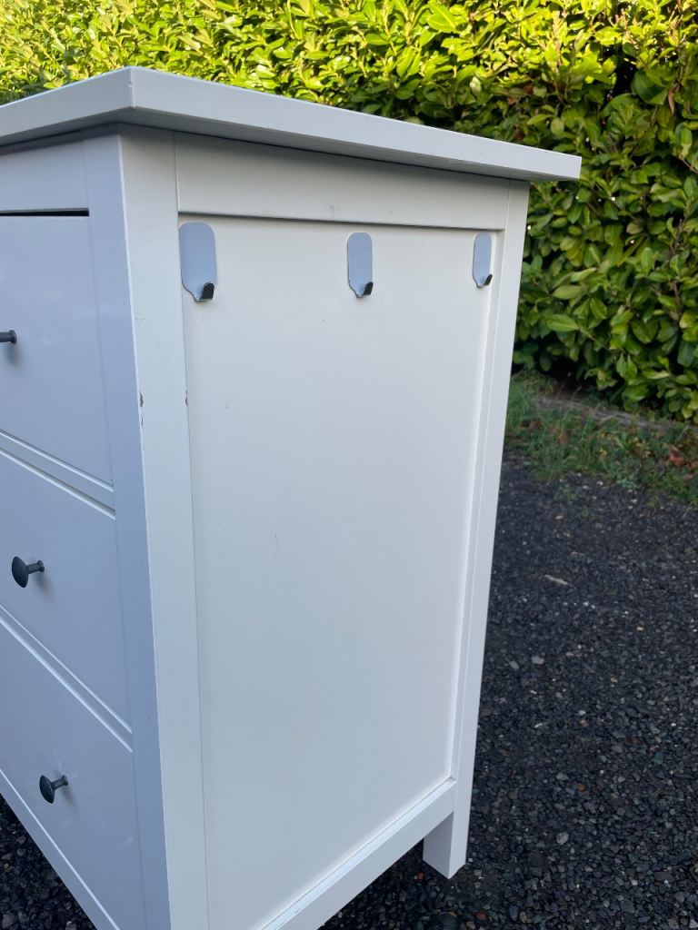 FREE DELIVERY 🥰🚚🥰 IKEA WHITE HEMNES CHEST OF 8 DRAWERS GOOD CONDITION 