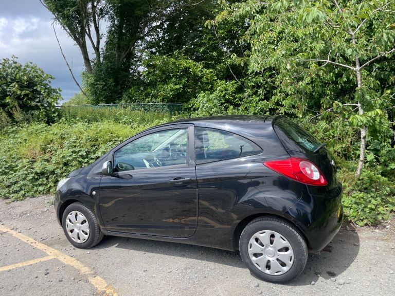 FORD KA 1.2 STYLE+ 09 REG BLACK 3 DOOR GENUINE 43956 MOT OCTOBER 29TH 2026 TAX £35 SERVICE HISTORY