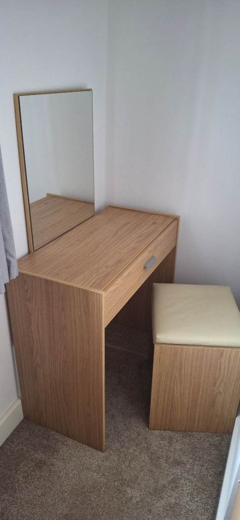 Dressing table and stool