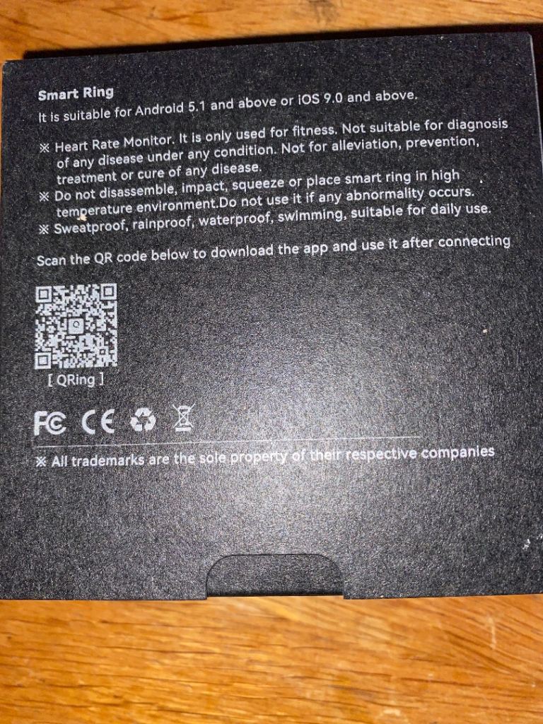 Brand new unused smart ring 