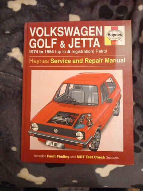 Haynes manual, VW Golf and Jetta