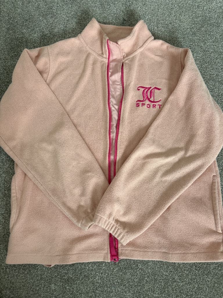 Juicy Couture Sport Pink Fleece Jacket – Good Condition