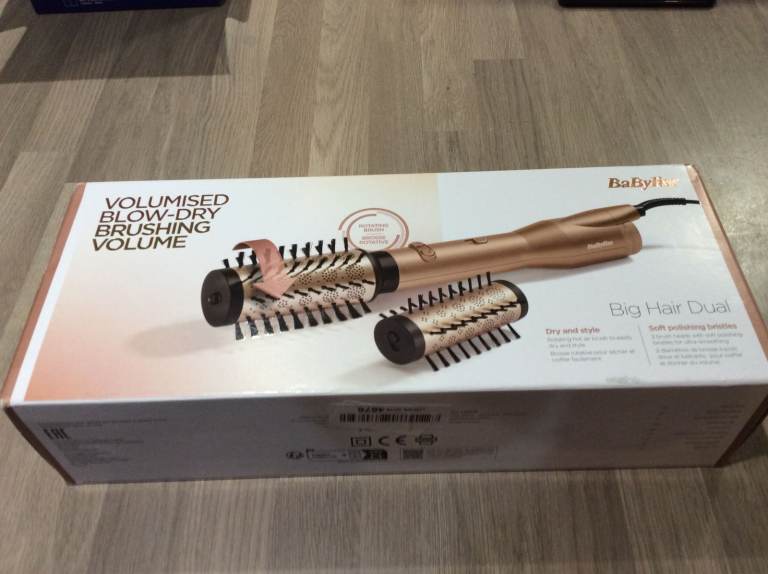 babyliss volumised blow-dry brushing volume big hair dual