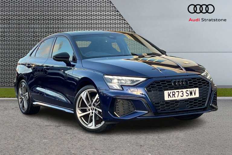 2023 Audi A3 35 TFSI Black Edition 4dr S Tronic Saloon Petrol Automatic