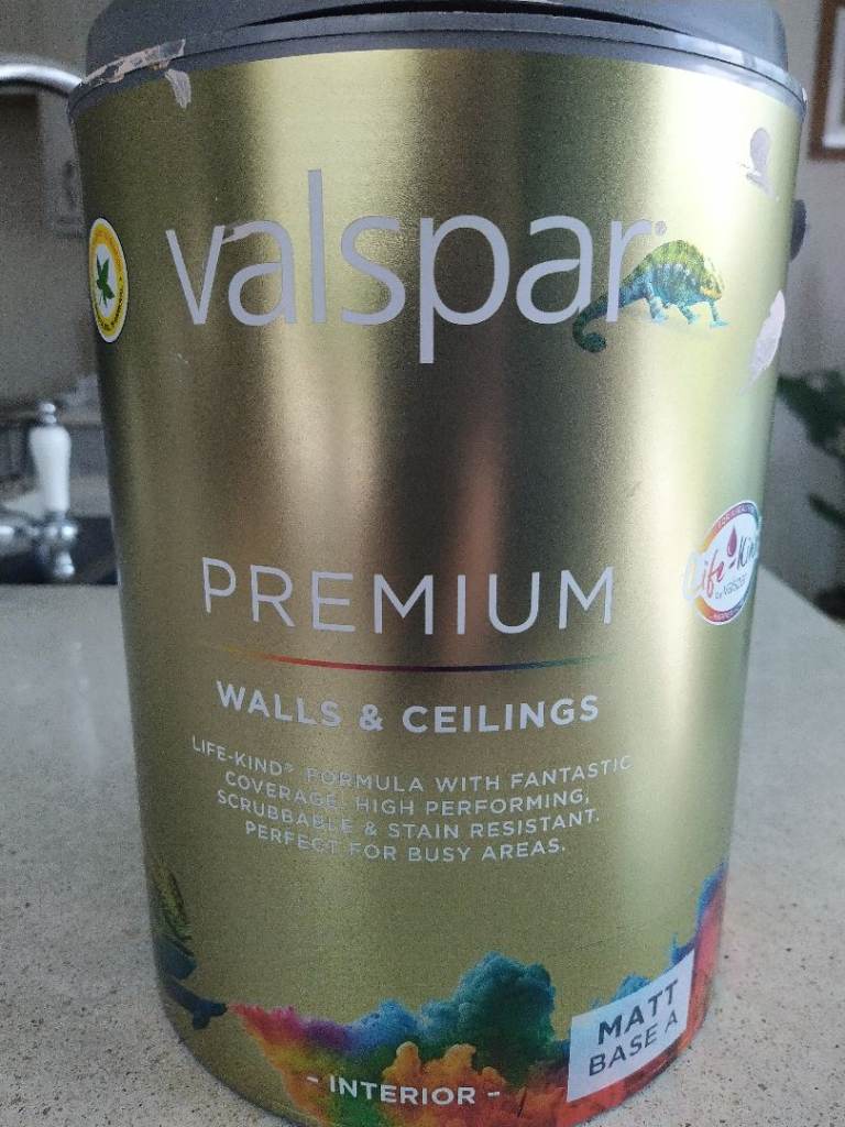 Valspar Premium Walls & Ceilings Matt Paint – Unopened