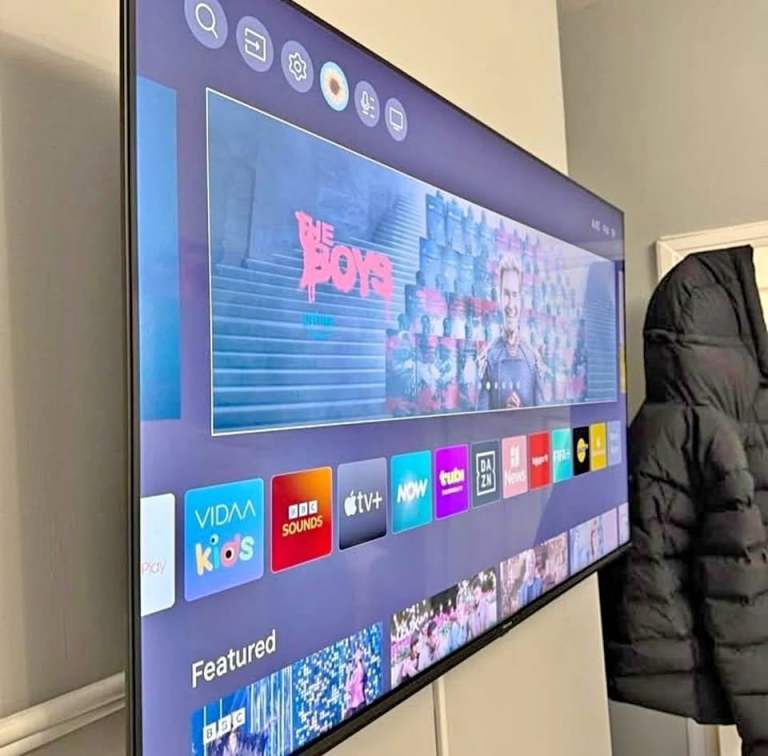 43" PHILIPS 4K SMART UHD HDR FREEVIEW HD LED TV WITH ORIGINAL STAND & REMOTE CONTROL