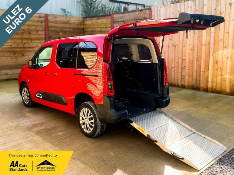 2019 Citroen Berlingo 3 Seat Wheelchair Accessible Disabled Access Vehicle WAV MPV Diesel Manual