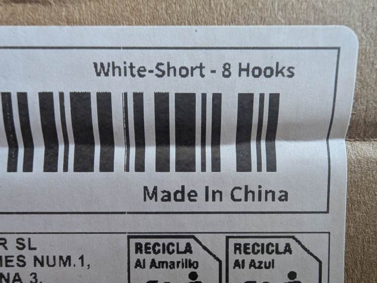 3 x NEW WHITE METAL 'OVER-DOOR' HOOKS/HANGERS!