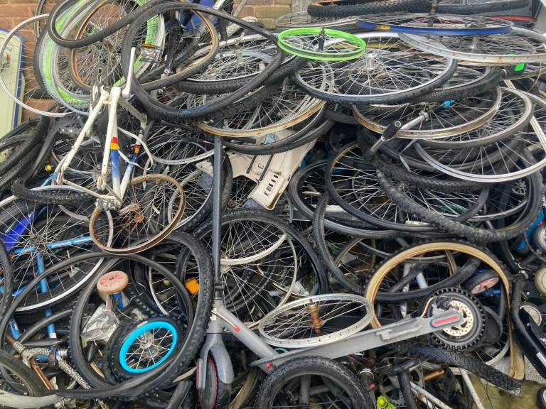 Cheapest parts wheel seat lock lights frame baskets or whole bike