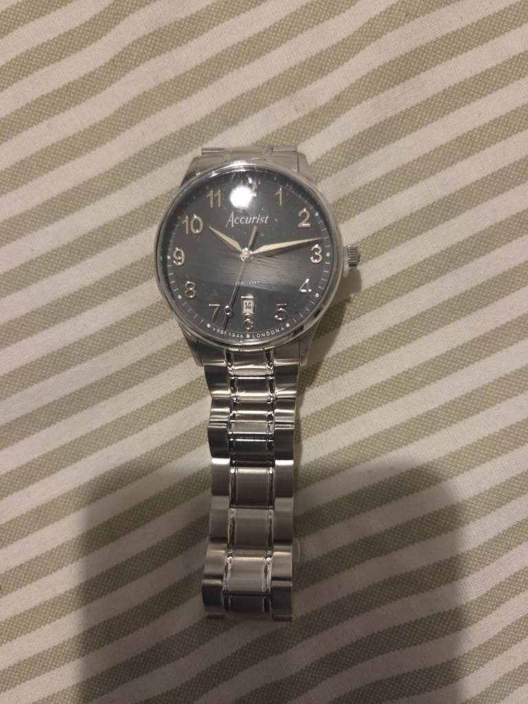 Accurist London Watch – Silver New