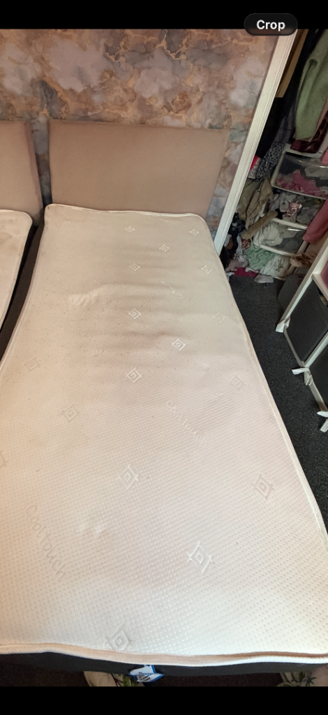 Pink Divan bed x 2