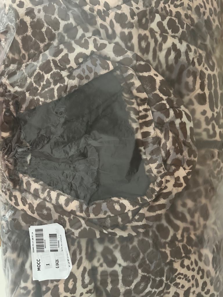 Ladies brand new in original packaging animal print coat size 24