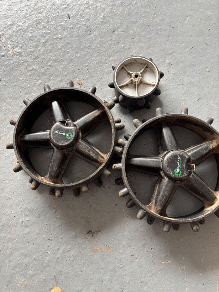 Hedgehog Golf Trolley Wheels - Good Condition