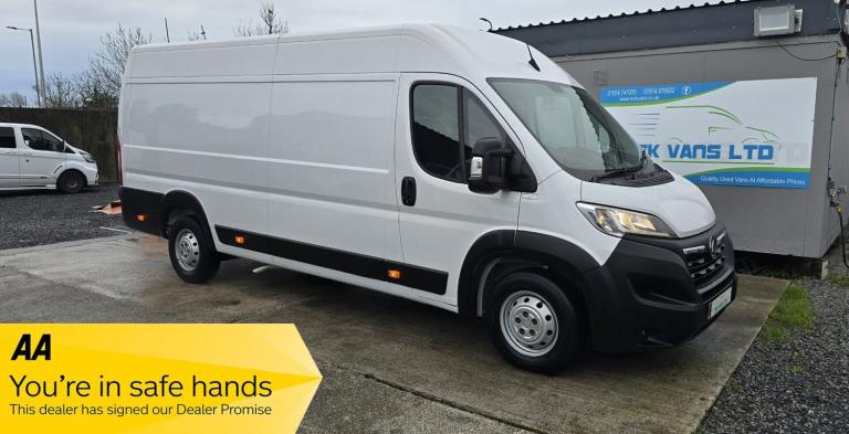 2023 Vauxhall Movano 2.2 Turbo D 140ps H2 Van Prime PANEL VAN Diesel Manual