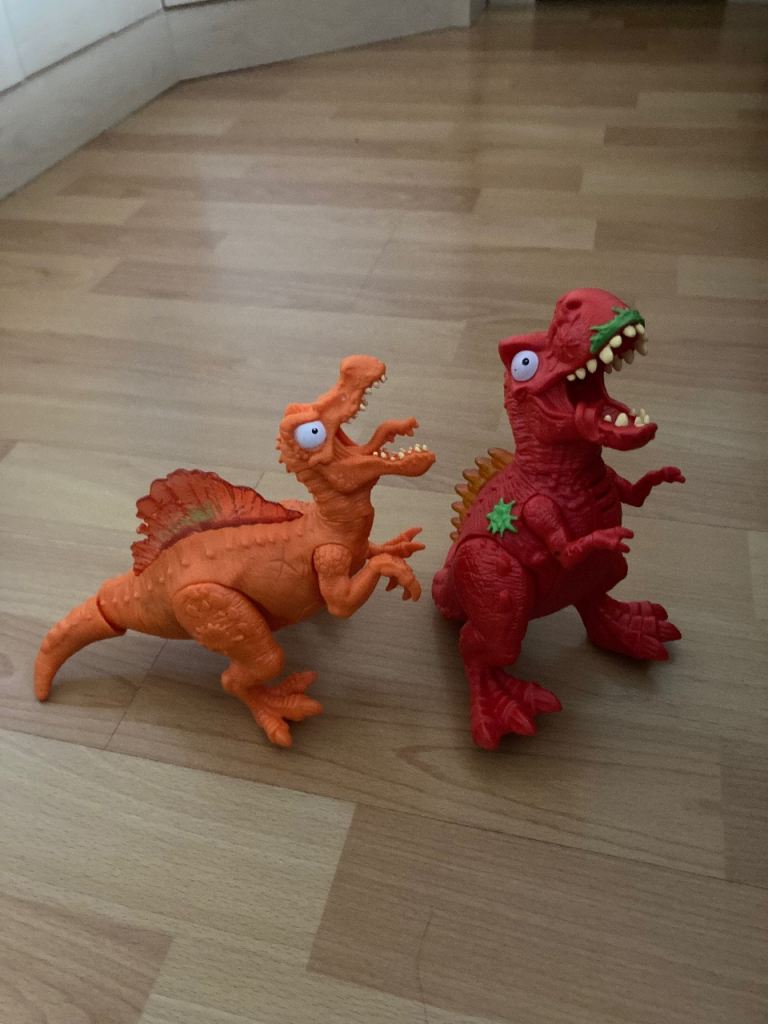 10 x various dinosaurs Plus 5 x Lego dinosaurs