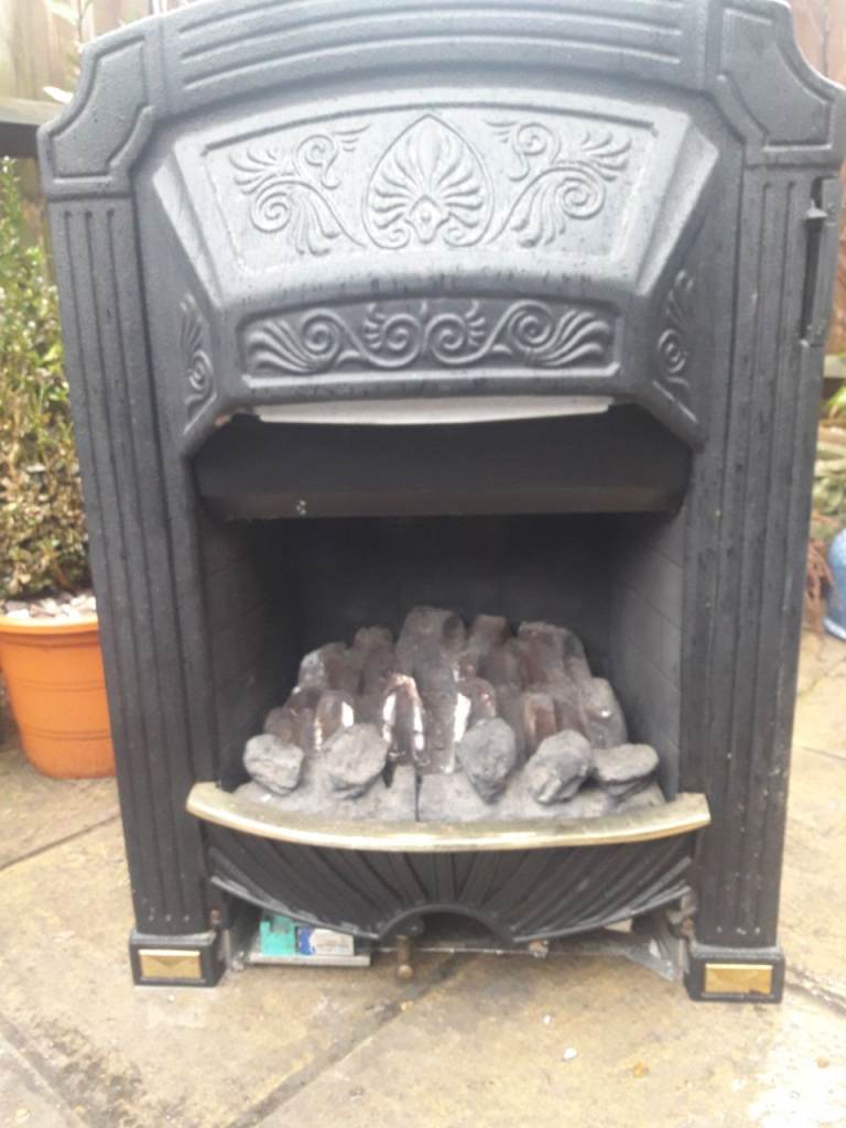 Cast iron gas fire surround 