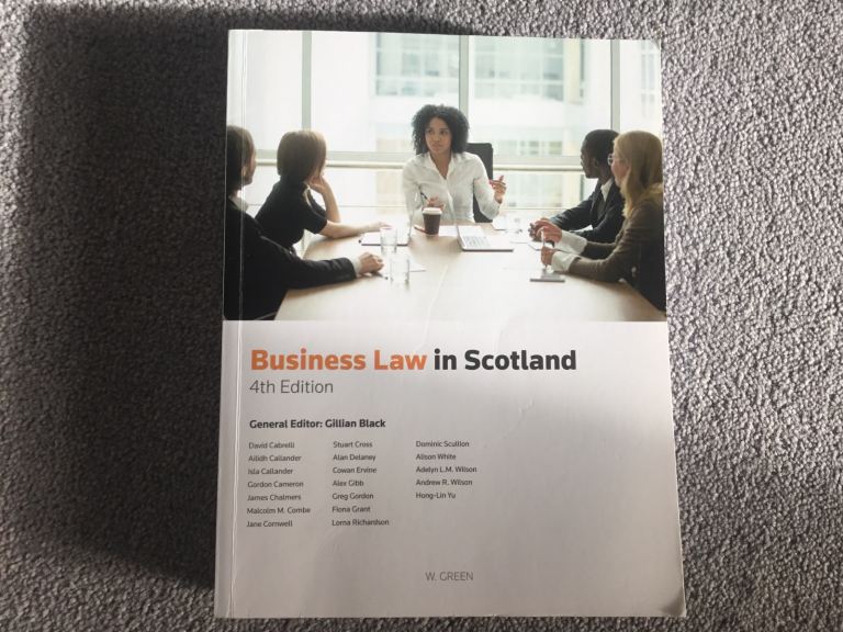 Gillian Black’s Business Law in Scotland 