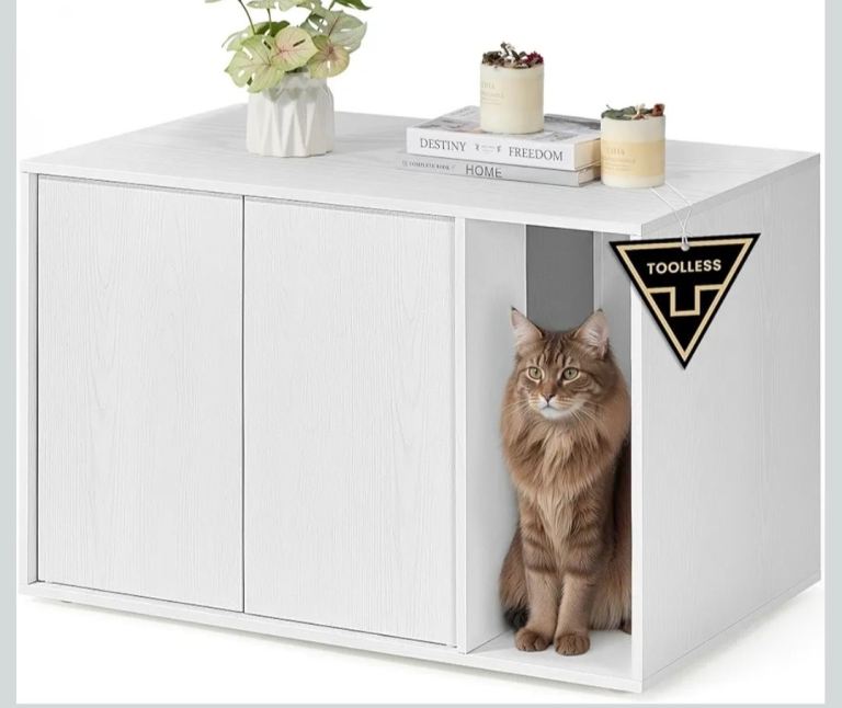 Cat litter box cabinet 