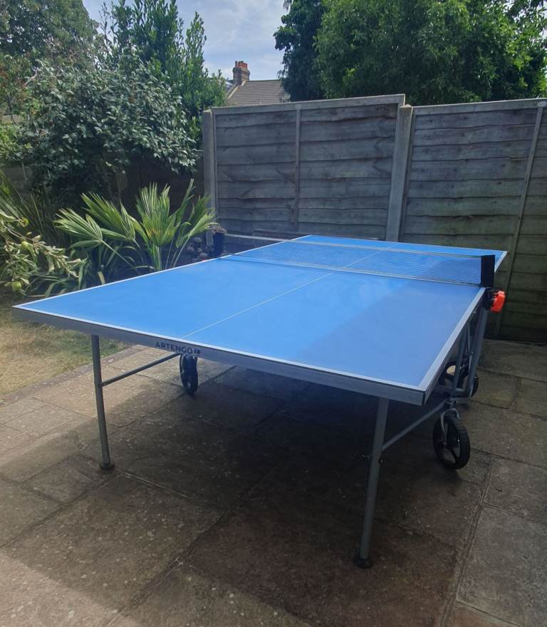 Artengo 500 Outdoor Table Tennis Table – Good Condition, Foldable