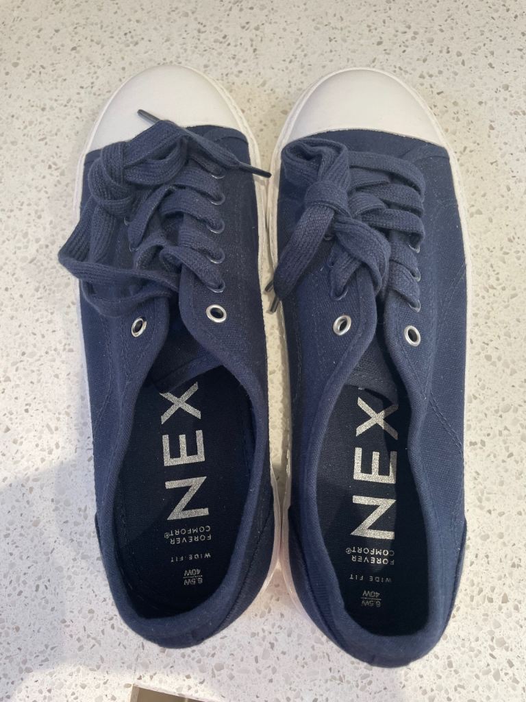 Ladies new - never worn - Next trainers wide fit size 6.5.
