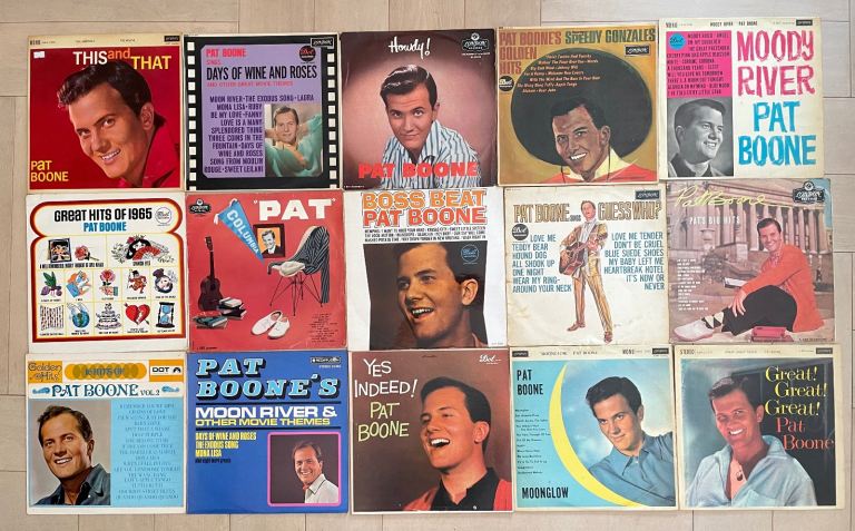 Pat Boone 15 Vinyl Album Collection