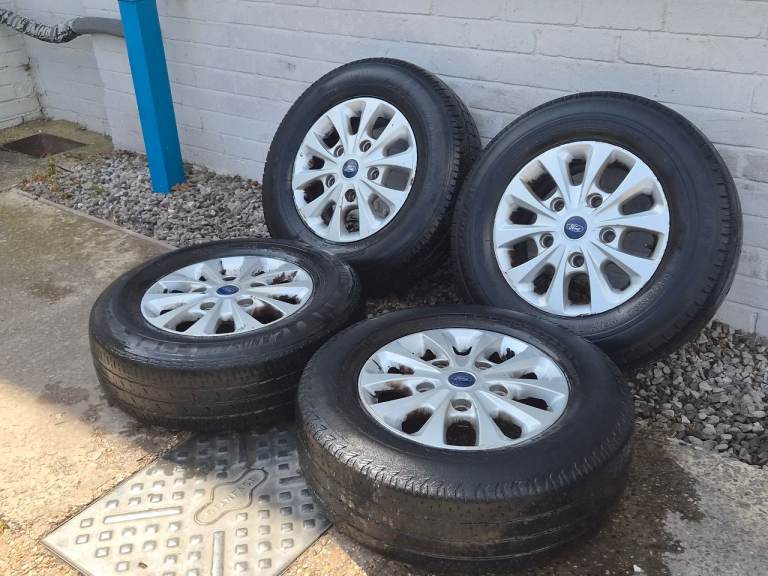 🌟Genuine Ford transit custom 16 inch 5x160 with TYRES 7M++