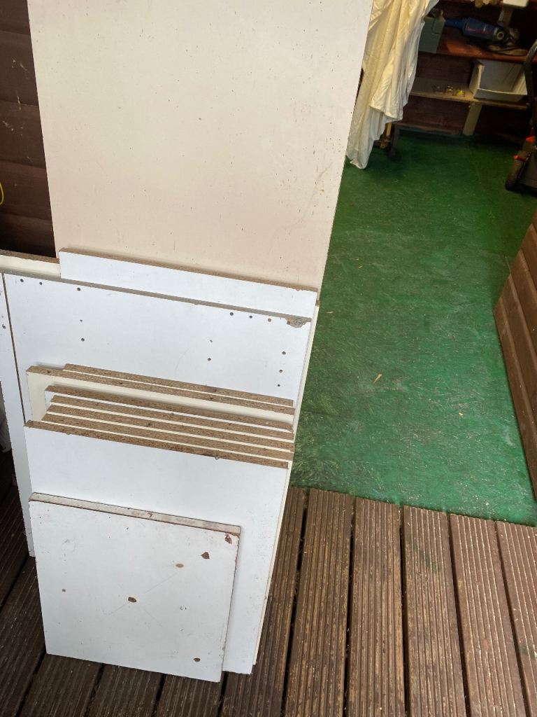 Wardrobe/Cupboard Panels for DIY Project – White WoodP